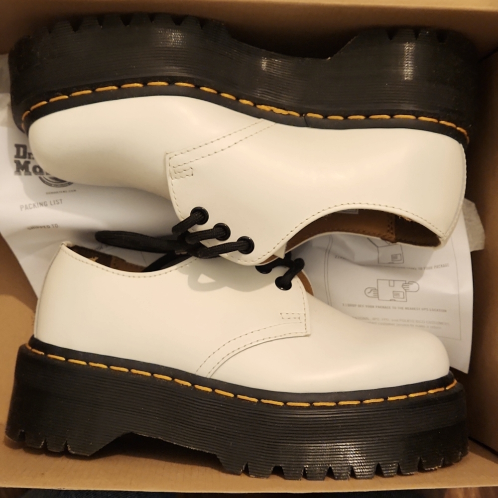 Dr marten platform shoes